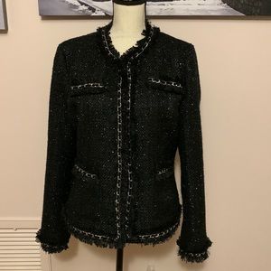 Boston Proper Parisian Tweed Jacket Size 12